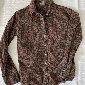 Eddie Bauer Corduroy Button-Up